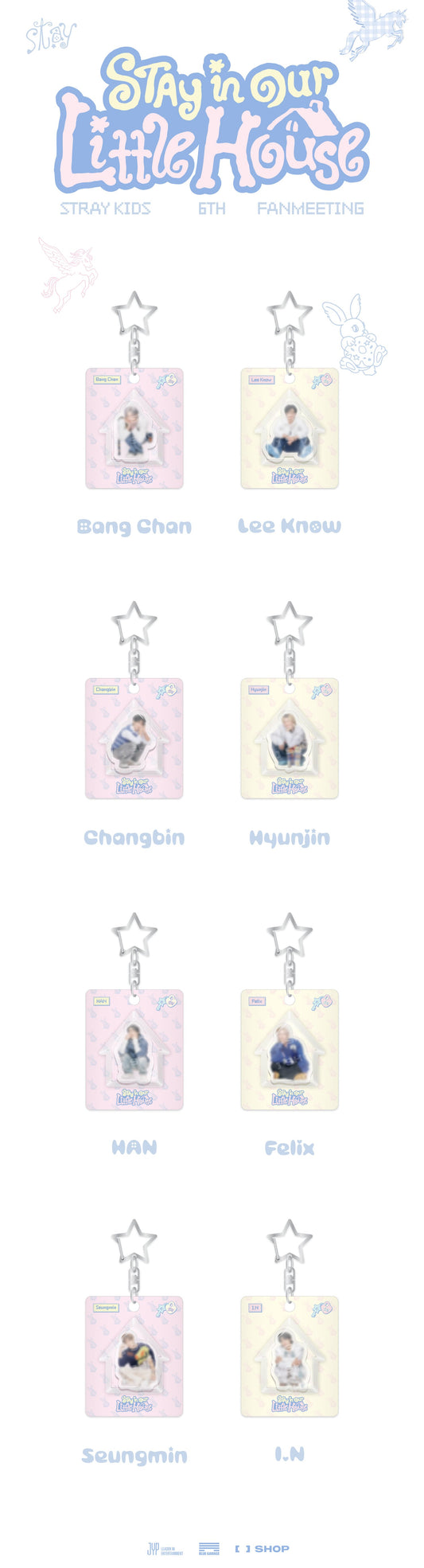 GENERAL SALE | Mini Block Keyring - Merch FANMEETING Stay in our little housen | USA