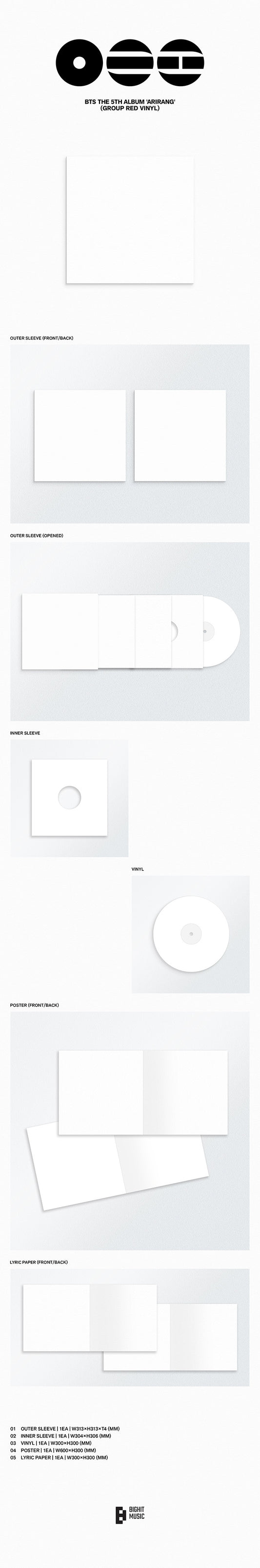 Album ARIRANG Standard Vinyl ver