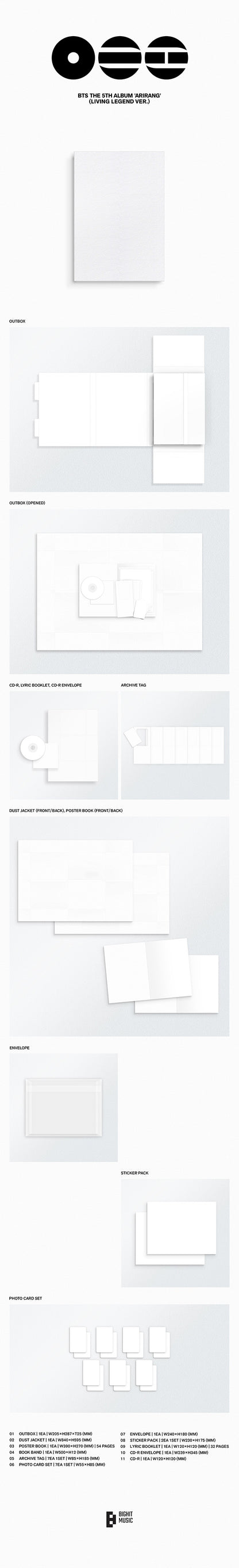 Album ARIRANG Living  ver