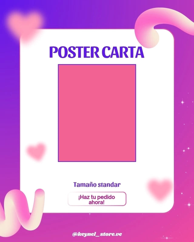 Combo Poster Carta