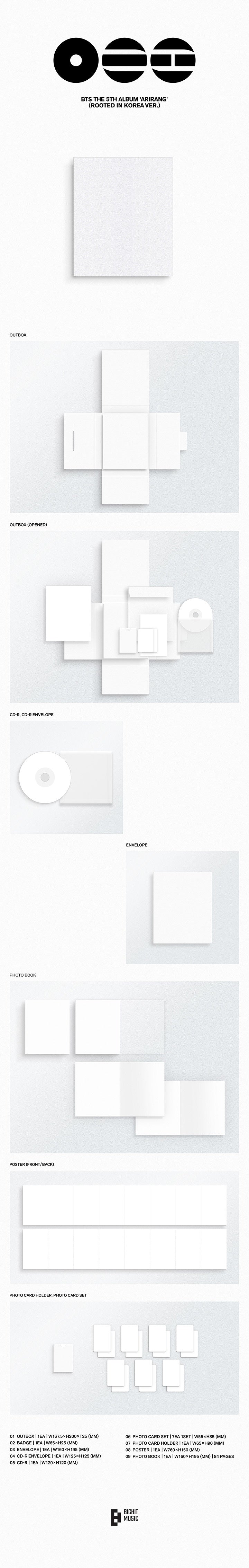 GENERAL SALE Album ARIRANG Standard ver EXCLUSIVE TARGET