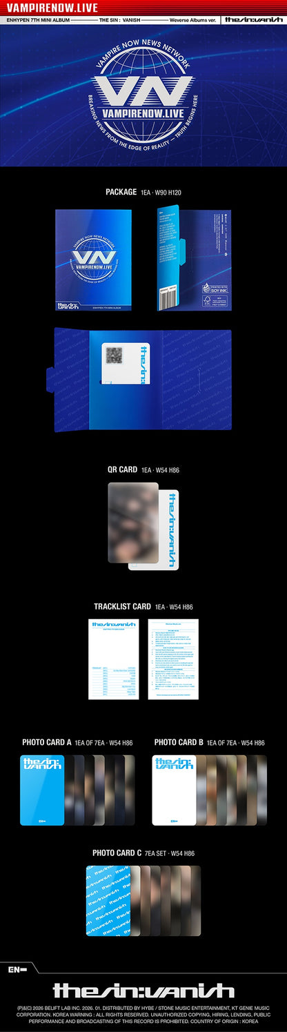 Albums The Sin: Vanish ver weverse