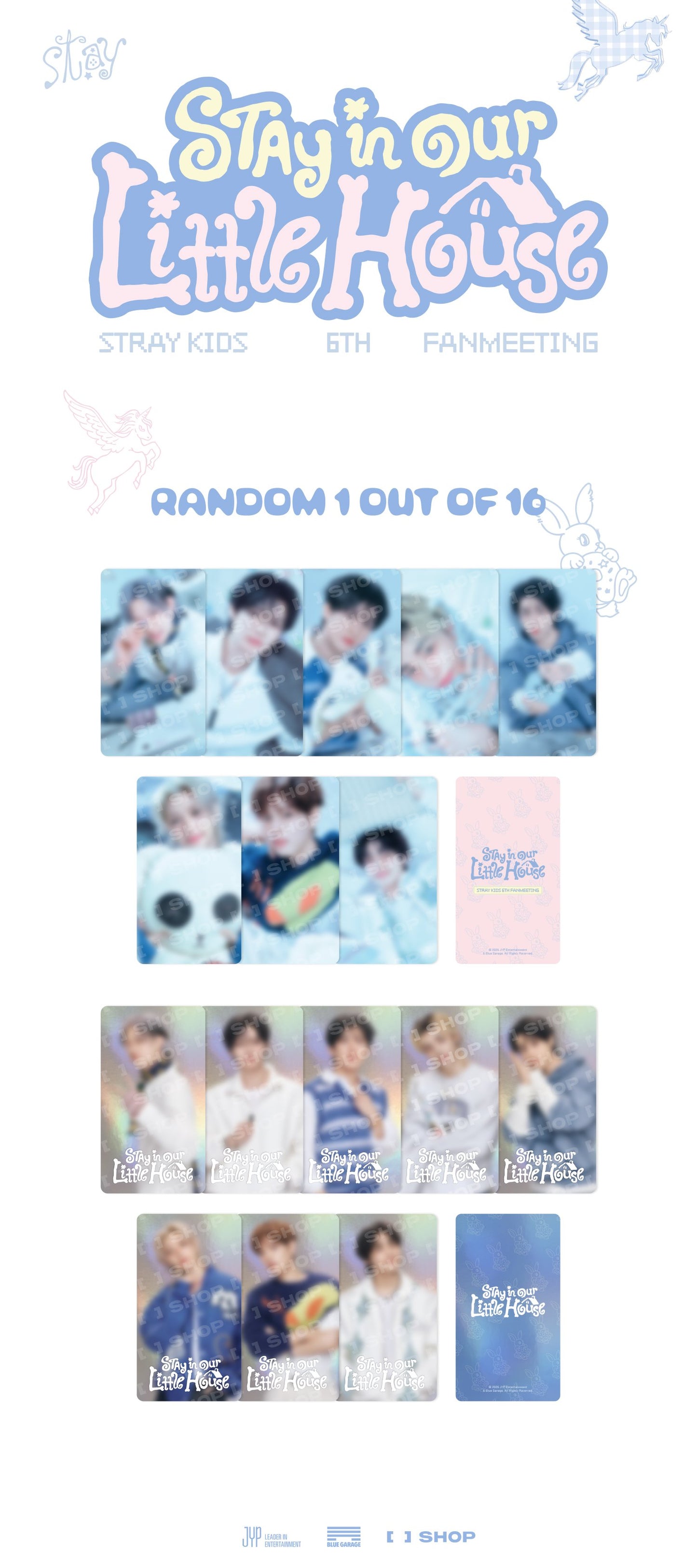 GENERAL SALE | POSTCARD  SET - Merch FANMEETING Stay in our little housen | USA