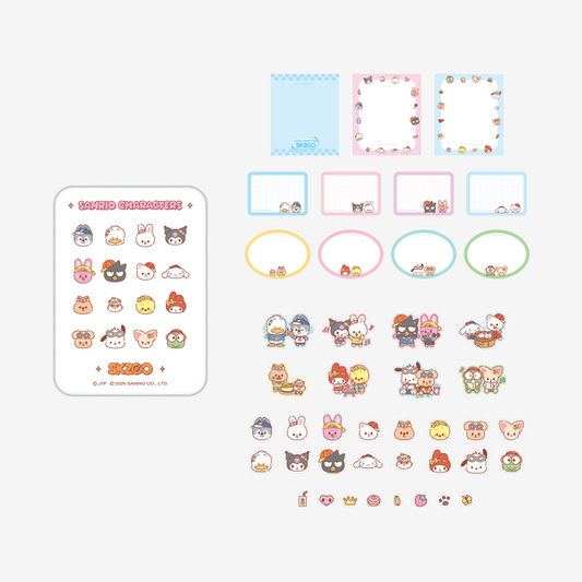 AGOTADO | Tin Case Sticky Note Set - SKZOO X SANRIO CHARACTER
