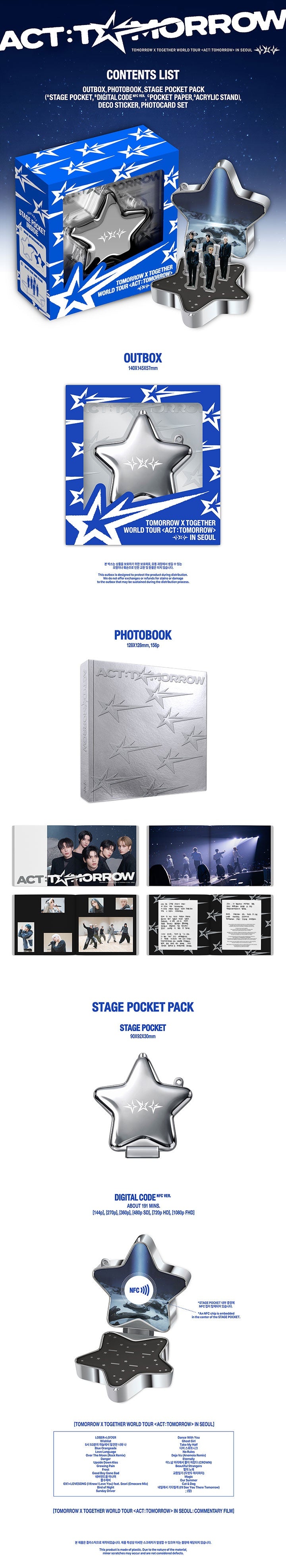 PRE-ORDER | TOMORROW X TOGETHER WORLD TOUR <ACT : TOMORROW> IN SEOUL