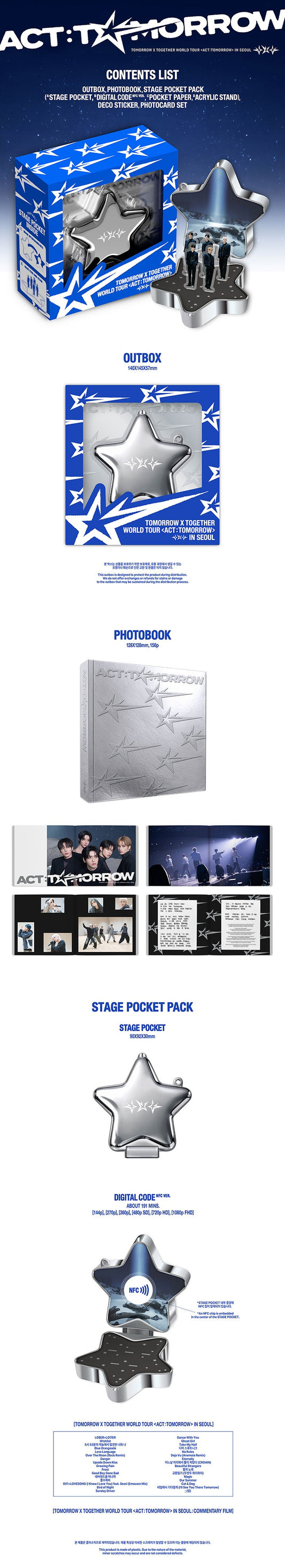 PRE-ORDER | TOMORROW X TOGETHER WORLD TOUR <ACT : TOMORROW> IN SEOUL