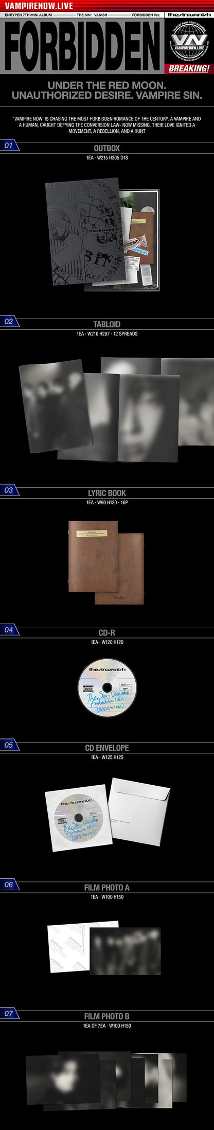 Albums The Sin: Vanish ver. Standard