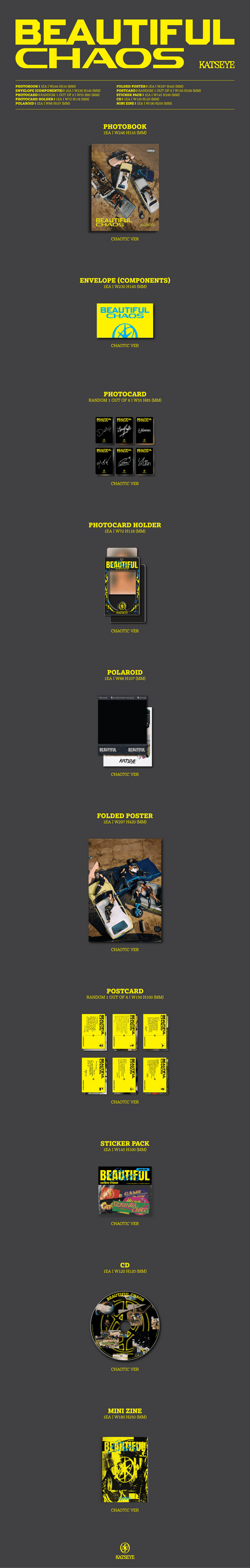 Albums BEAUTIFUL CHAOS - Chaotic Ver.