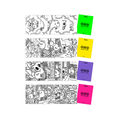 GENERAL SALE | PPULBATU Coloring Postcard Set - 7TH YEARS