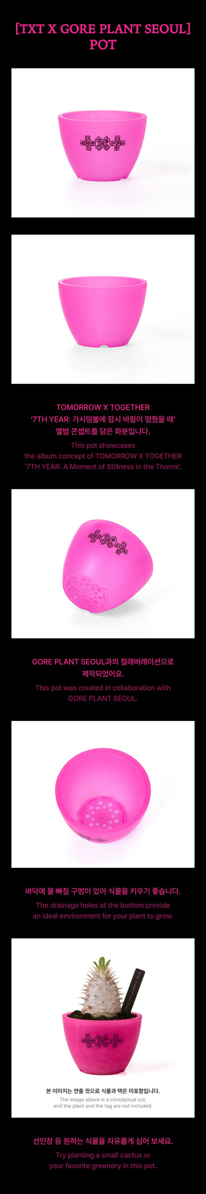 GENERAL SALE | [TXT X GORE PLANT SEOUL] Pot - 7TH YEARS