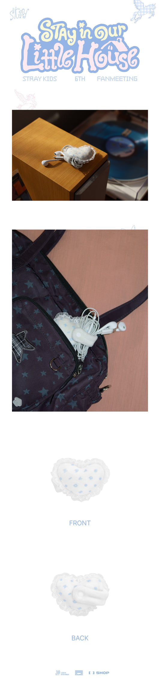 GENERAL SALE - CABLE HOLDER - Merch FANMEETING Stay in our little housen | USA