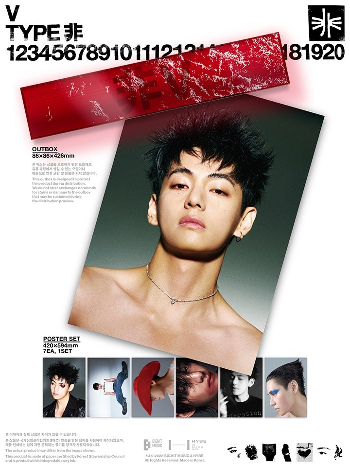 V ‘TYPE 非’ POSTER SET