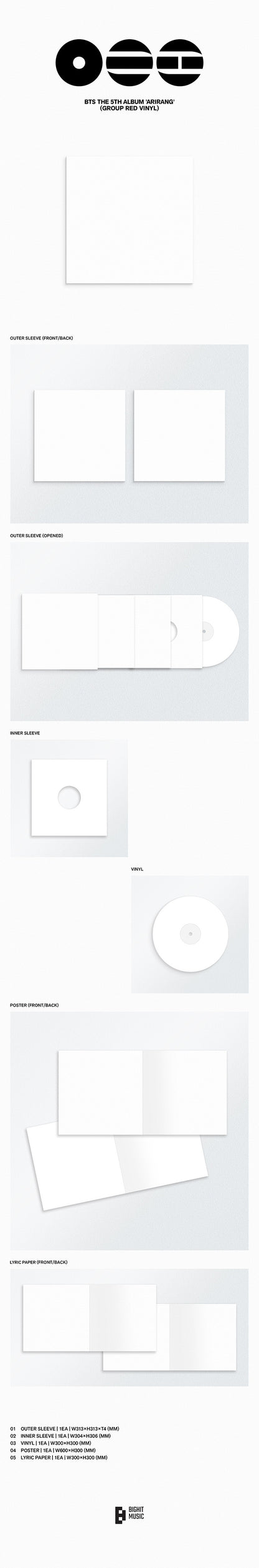 Album ARIRANG Standard Vinyl ver