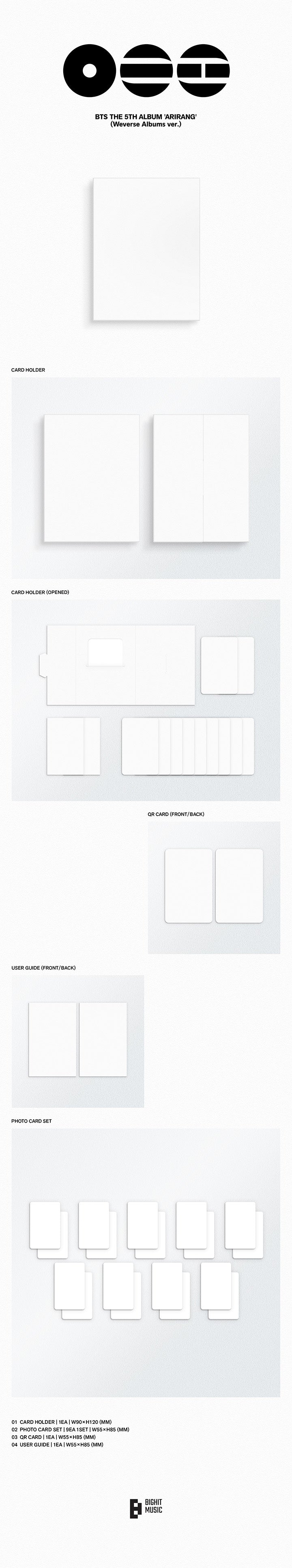 GENERAL SALE Album ARIRANG Weverse ver