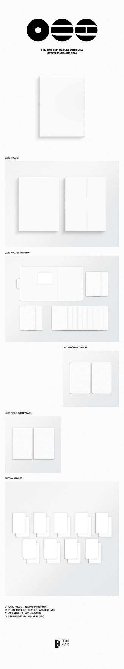 GENERAL SALE Album ARIRANG Weverse ver