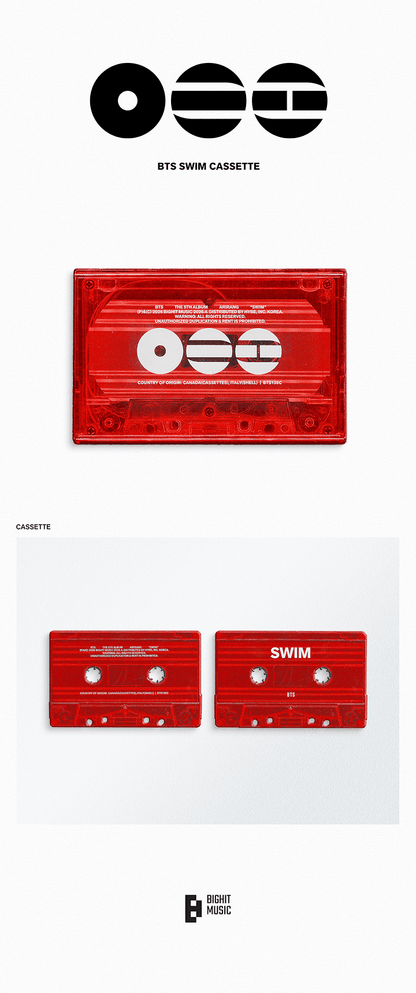 Album ARIRANG - BTS SWIM Cassette