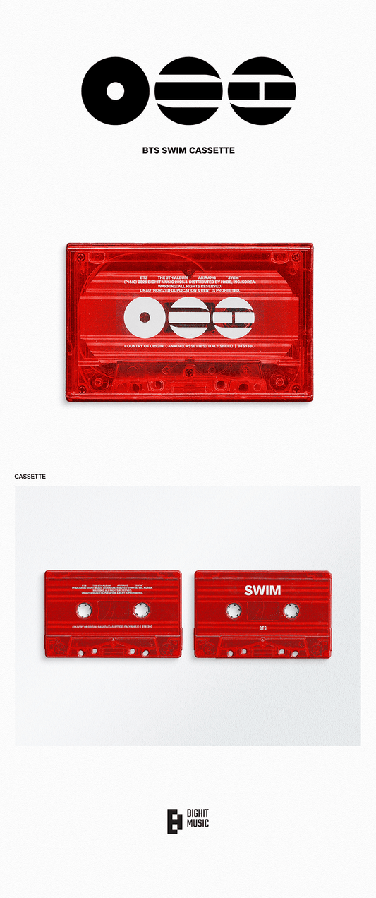 Album ARIRANG - BTS SWIM Cassette