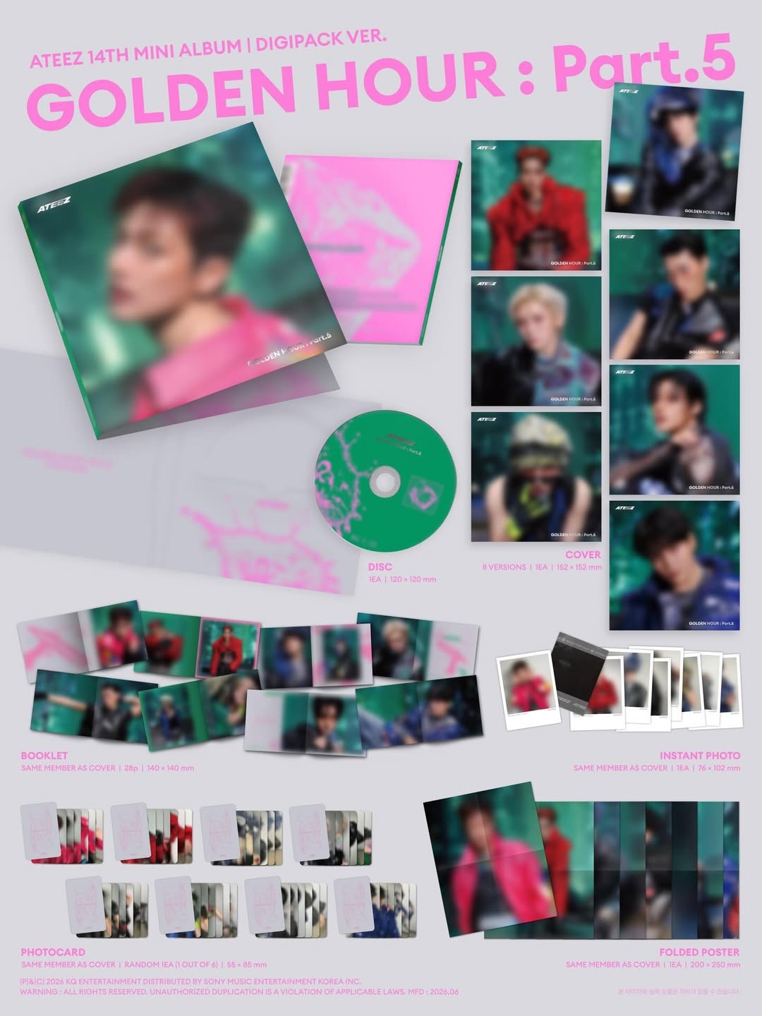PRE-ORDER | Album Golden Hour Parte 5 DIGIPACK ver.